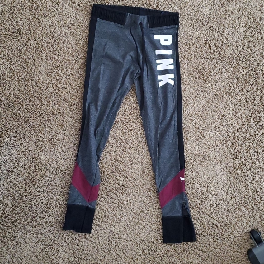 Pink workout leggings